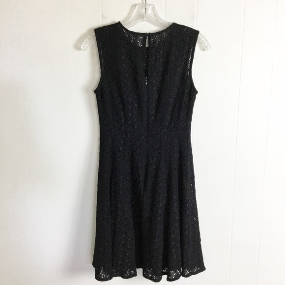 Nanette Lepore Lace Dress Fit & Flare Black Size 2 Holiday - Picture 3 of 4